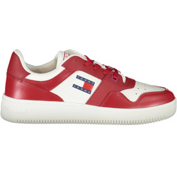 CZERWONE BUTY SPORTOWE MĘSKIE TOMMY HILFIGER