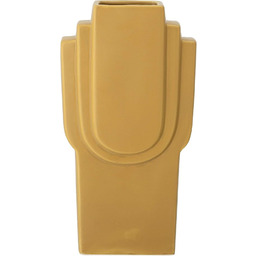 Bloomingville Wazon Ata, żółty, ceramiczny