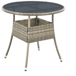OKRĄGŁY STÓŁ OGRODOWY YORO 80 CM POLYRATTAN STOLIK