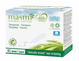MASMI_Tampons tampony z bawełny organicznej Super 18szt