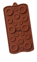FORMA SILIKONOWA GUZIKI CIASTECZKA CZEKOLADKI