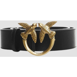PINKO Czarny pasek damski Love Berry H3 Belt