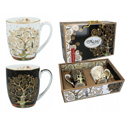 Kpl. 2 kubków Gustav Klimt Drzewo Życia