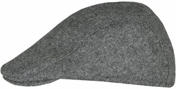 Kaszkiet Jesienno-Zimowy, Szary, Melanżowy, Przejściowy, Regulacja Paskiem -JAREK