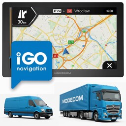 Nawigacja 9" dla Ciężarówek Igo Primo Truck mapy
