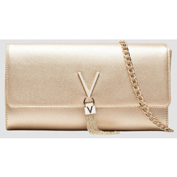 VALENTINO Złota duża kopertówka Pochette