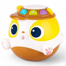 Zabawka muzyczna bębenek w kształcie pieska 4w1