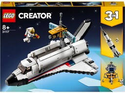 LEGO Creator 3w1, klocki, Przygoda w promie kosmicznym,