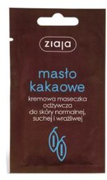 ZIAJA MASŁO KAKAOWE Kremowa Maseczka odżywcza, 7 ml