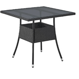 KWADRATOWYY STÓŁ OGRODOWY YORO 80 CM POLYRATTAN STOLIK