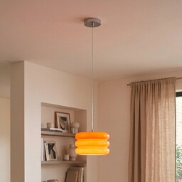 EGLO Lampa wisząca Tortora, możliwość ściemniania, żółty /