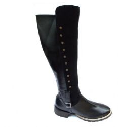 BnW Oficerki skórzane obwód 43 płaski 3,5 cm