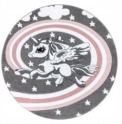 Dywan Petit Pony Kucyk Konik koło szary 120