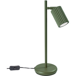 Lampa biurkowa KARBON zielona oliwka SL.1624 - Sollux