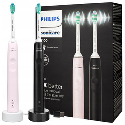 Philips Sonicare 3100 HX3675/15 czarny/różowy