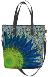 Torba Shopper Maxa Blue Flower
