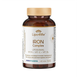 Lipo4Me Iron Complex żelazo w kapsułkach suplement diety