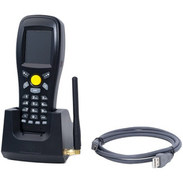 Kolektor danych z wbudowanym skanerem qr i stacją