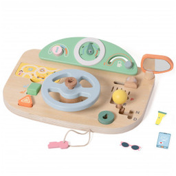 Drewniana Tablica Manipulacyjna Wielofunkcyjna Kierownica Motoryczna