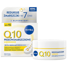 Q10 Przeciwzmarszczkowe Ujędrnienie krem na dzień SPF15 50ml
