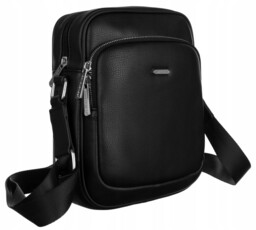 Listonoszka męska David Jones czarna 798801 BLACK