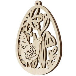 Pakamera Zawieszka Wielkanocna Jajko Ażurowe do Stroika Malowania