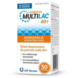 Multilac 60+, 50 kaps.