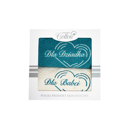 Extrapościel Dla Babci i Dziadka Komplet ręczników