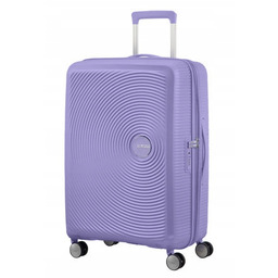 Walizka American Tourister Soundbox 67cm powiększana fioletowa