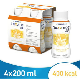 Resource 2.0 smak waniliowy płyn, 4x200ml