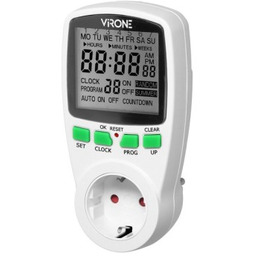 Elektroniczny programator czasowy Timer LCD DT-1(GS) wersja Schuko