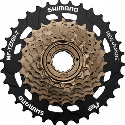 Wolnobieg rowerowy Shimano 7 rzędowy Megarange nakręcany MF-TZ500-7