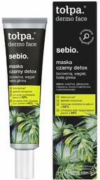 Tołpa Dermo Face Sebio - maska czarny detoks