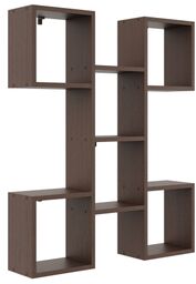Nowoczesna półka wisząca, DISA, 82x18x100 cm, wenge, mat
