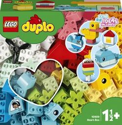 LEGO DUPLO, klocki Pudełko Z Serduszkiem, 10909