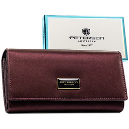 Portfel damski ze skóry naturalnej i ekologicznej