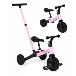 Rower trójkołowy biegowy 2w1 rączka do prowadzenia Ecotoys