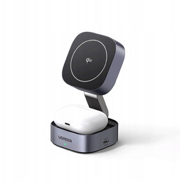 Ugreen Ładowarka Indukcyjna 2W1 Qi2 Usb-c Na Telefon