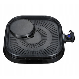 Grill elektryczny tradycyjny Blaupunkt GRT601 1500W 1600cm2 Czarny