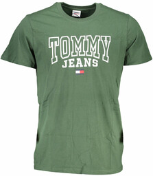 ZIELONY T-SHIRT MĘSKI Z KRÓTKIM RĘKAWEM TOMMY HILFIGER