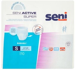 SENI ACTIVE SUPER S, 10szt. - Elastyczne majtki