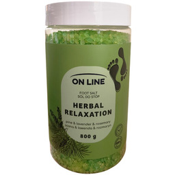 On Line Sól do stóp Herbal Relaxation 800g