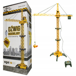 Żuraw Giga Rc Zdalnie Sterowany Dźwig Zabawka