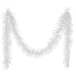 Boa z piór - białe - 180 cm
