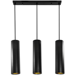 GOLDLUX Lampa sufitowa Lati-3 307583 Czarno-złoty