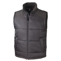 Kamizelka ocieplana Unisex z kieszeniami Czarny r. XS