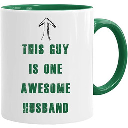 Filiżanka z napisem "This guy is an awesome