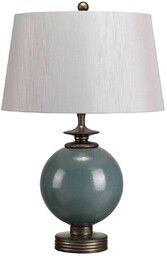 Babushka lampa stołowa niebieska BABUSHKA-TL Elstead Lighting