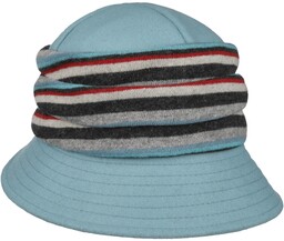 Kapelusz Tekstylny Majavia by bedacht, jasnoniebieski, One Size