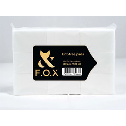 F.O.X Waciki bezpyłowe jednowarstwowe 4x6 cm 500 sztuk